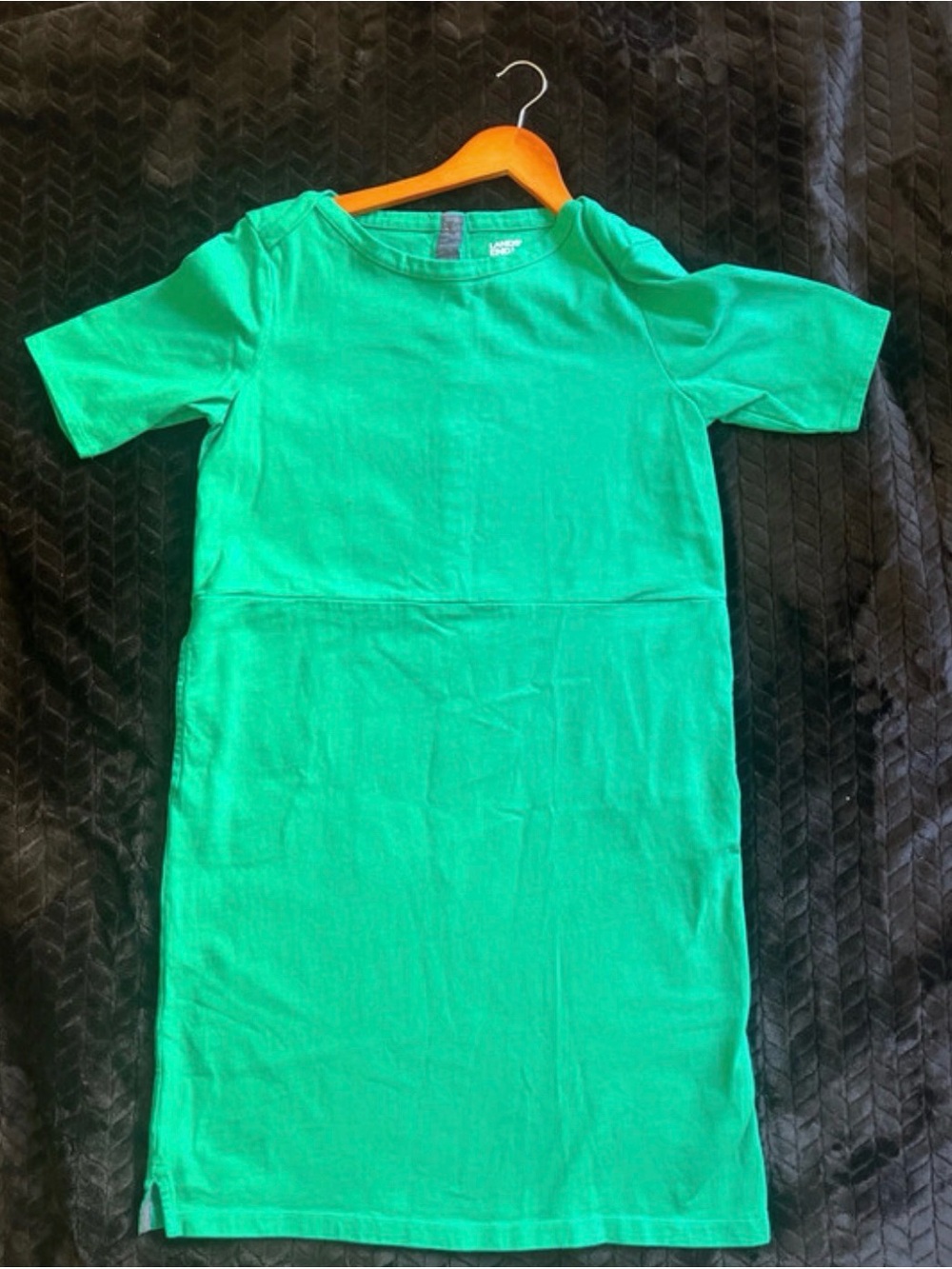 Land’s End Green Knit Dress Size Small